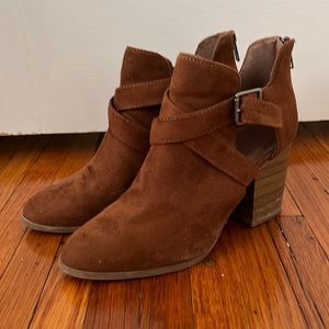 Brown booties